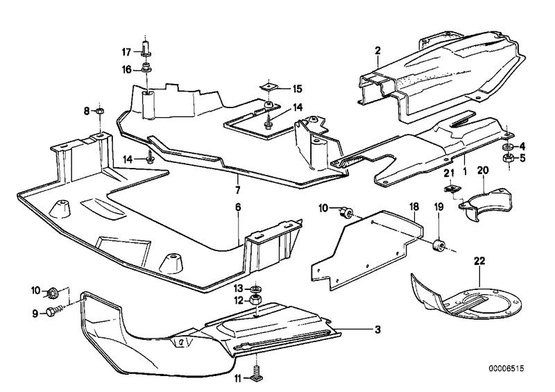 Warmteisolering / avskerming motorruimte