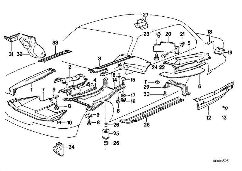 Warmteisolering / avskerming motorruimte