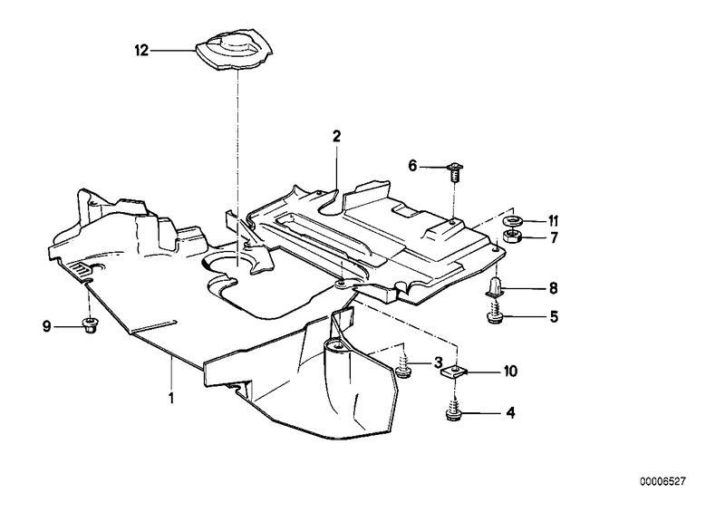 Warmteisolering / avskerming motorruimte