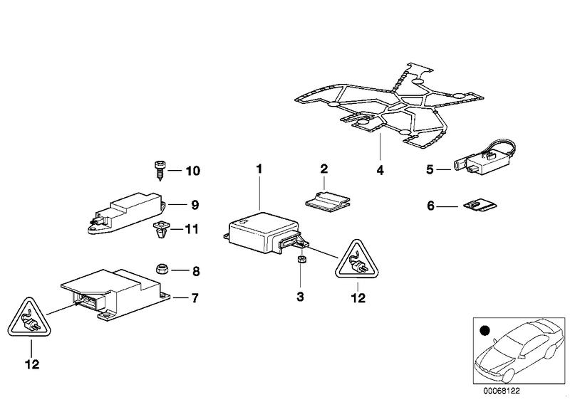 Elektro-onderdelen v airbag