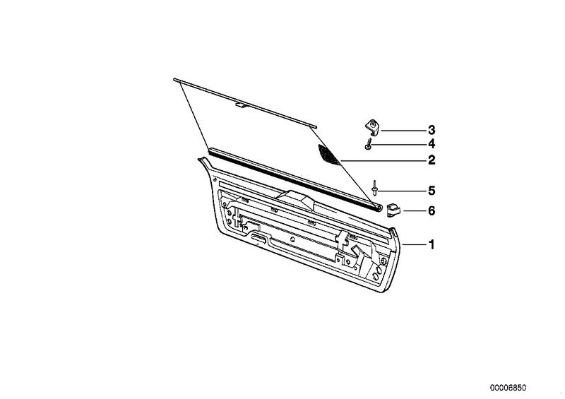 Bekleding kofferdeksel / zonnerolgordijn