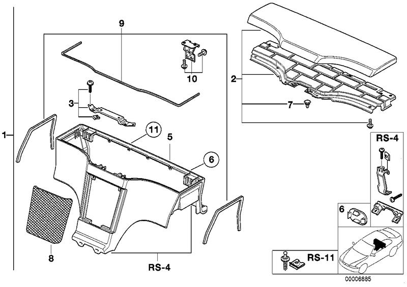 Opbergvak subwoofer