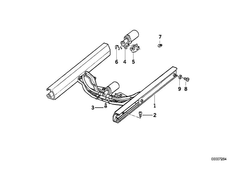 BMW sportzitting rail zitting elektr. 