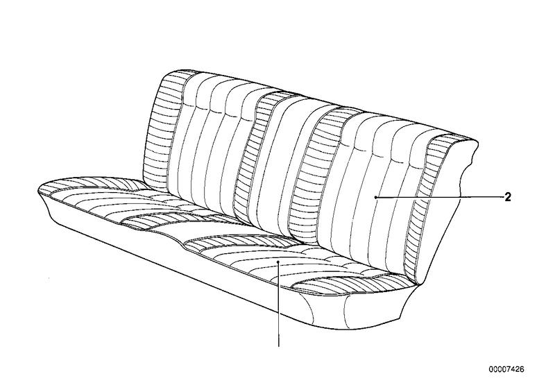 Stoelbekleding achter