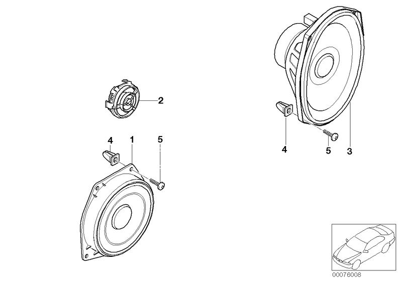 Onderdelen luidspreker Harman Kardon