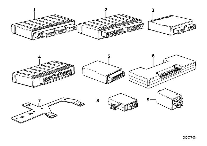 Karrosseriestuurtoestel.en modulen