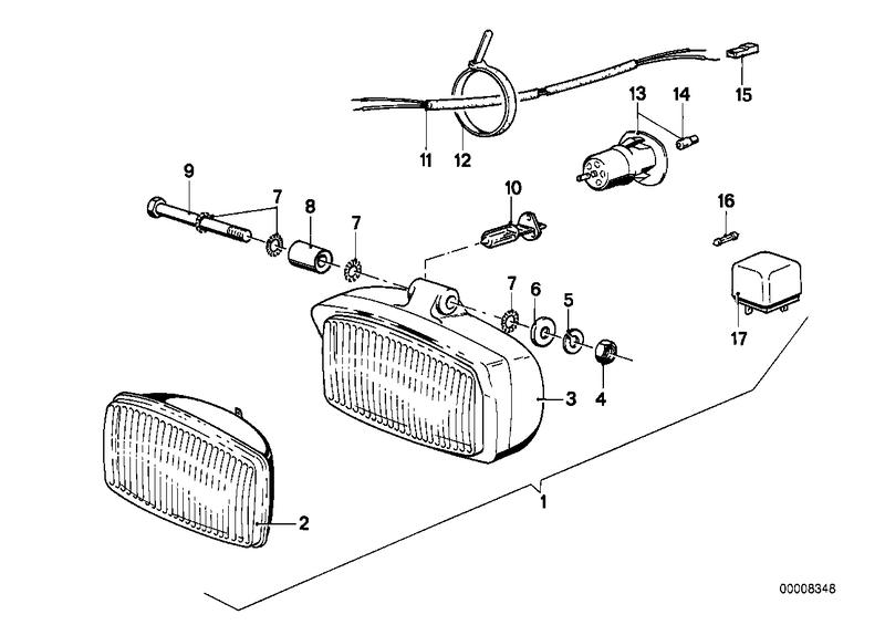 Inzetstel mistlamp