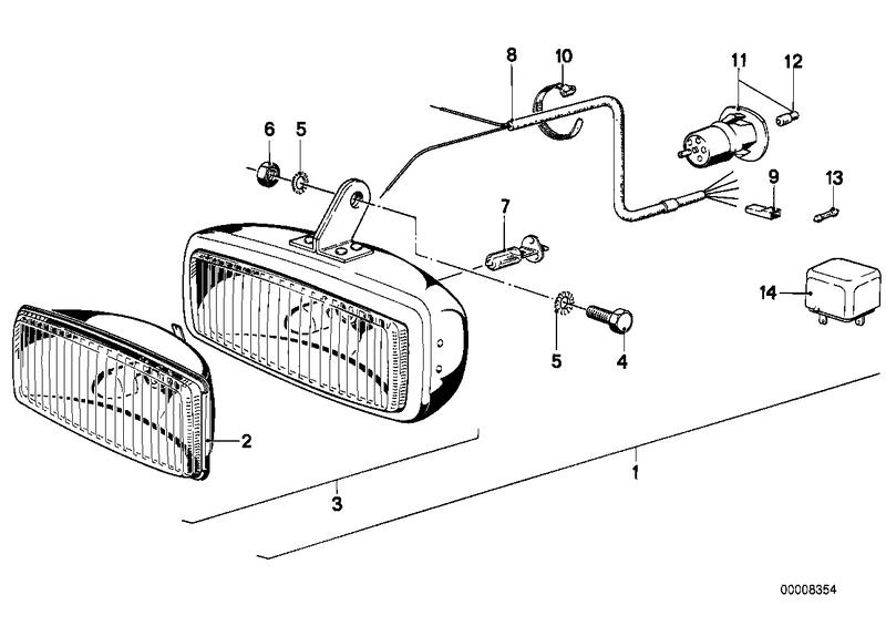 Inzetstel mistlamp