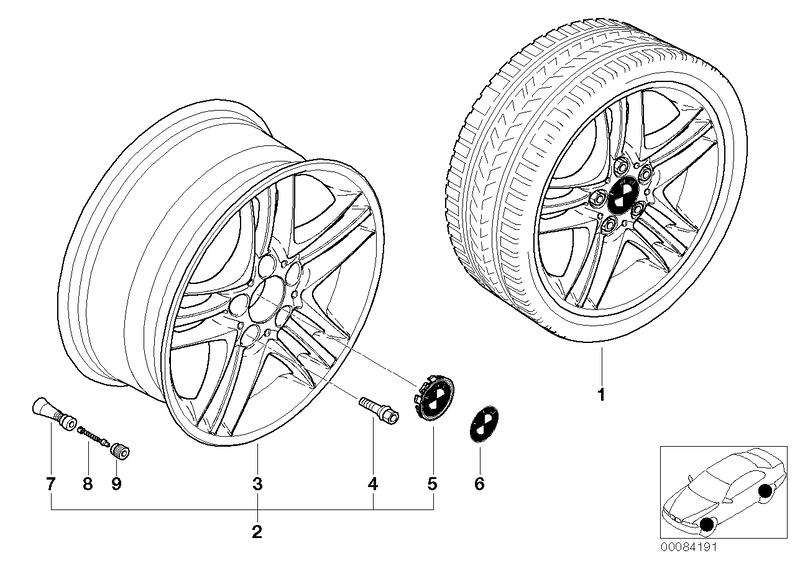 BMW wiel LM sterspaak 89