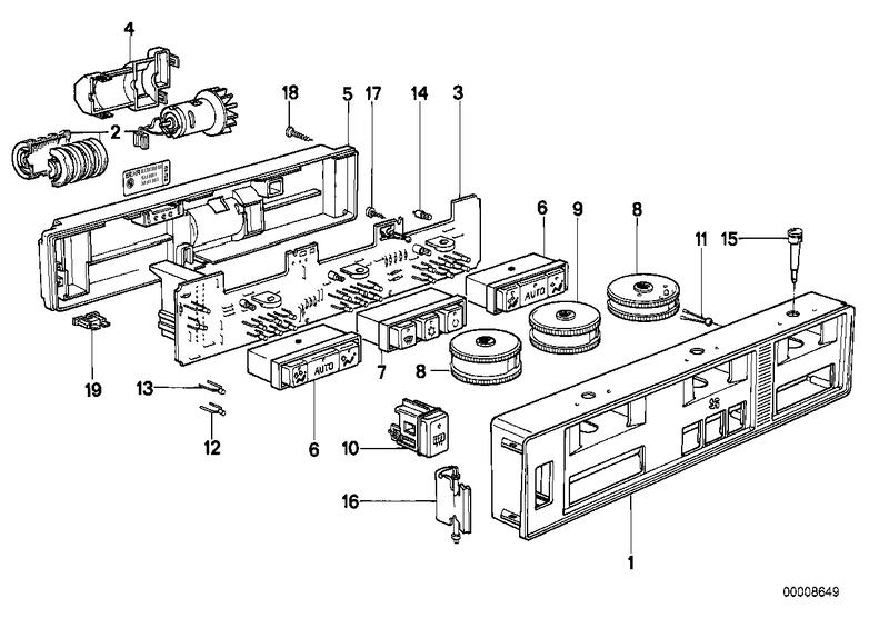 Bediening automatische airconditioning