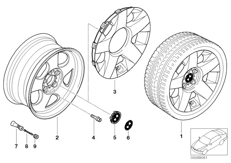 BMW wiel LM sterspaak 90