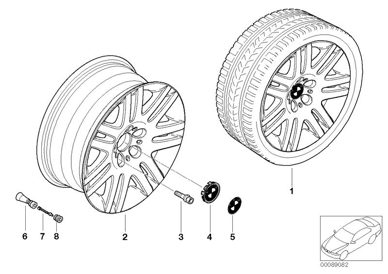BMW LM wiel/dubbelspaak 93