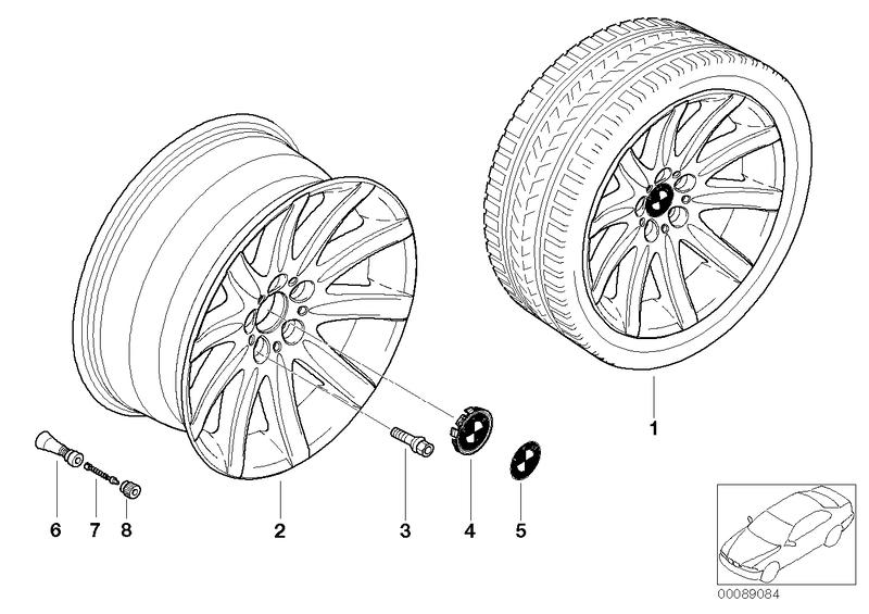 BMW wiel LM sterspaak 95