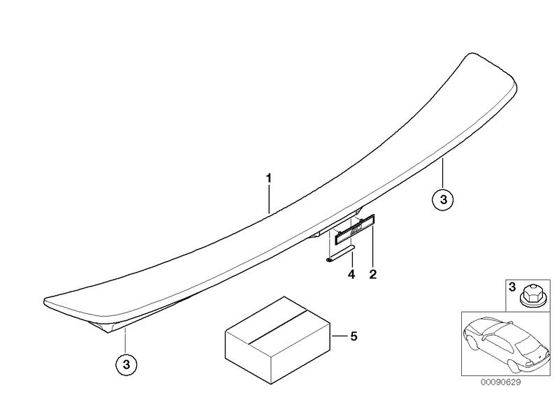 Achterspoiler M-technik