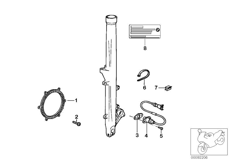 Voorwielsensor Integral ABS