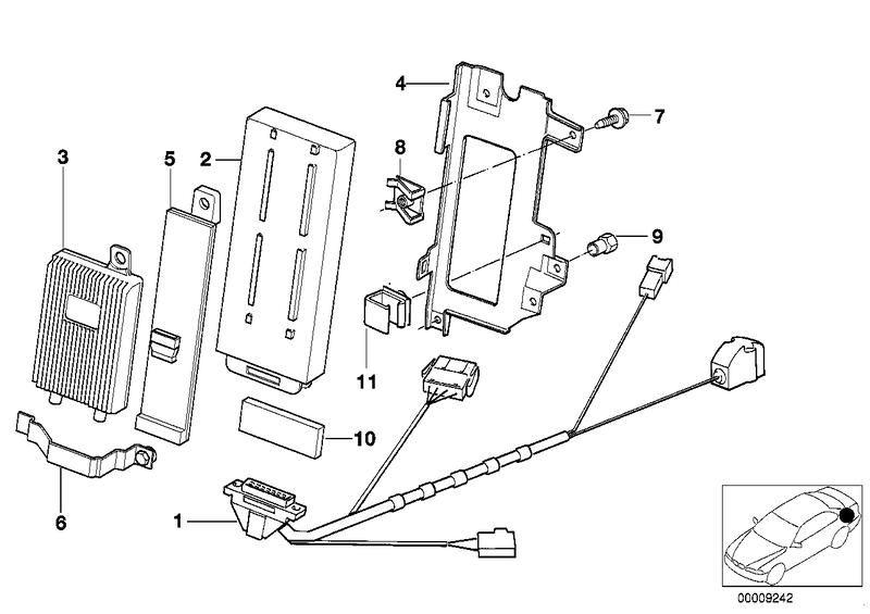 Onderdelen handy D-net bagageruimte