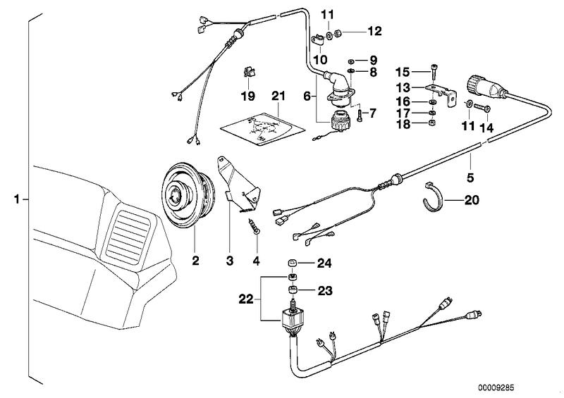 Extra set, luidspreker achter