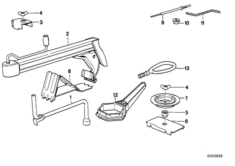 Boordgereedschap / Krik