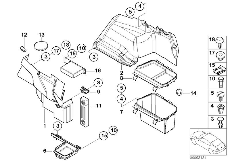 Bekleding ruimte bodem zijdelings