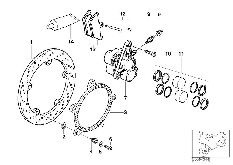 Voorwielrem Integral ABS