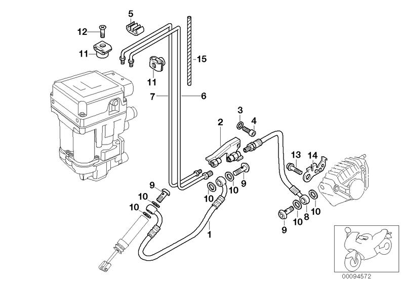 Remleiding Integral ABS achter