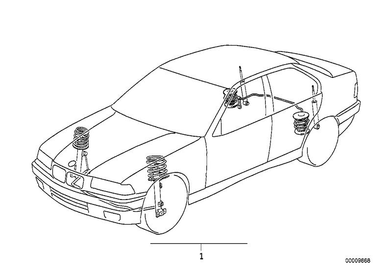 Modificatieset M Technik sportonderstel