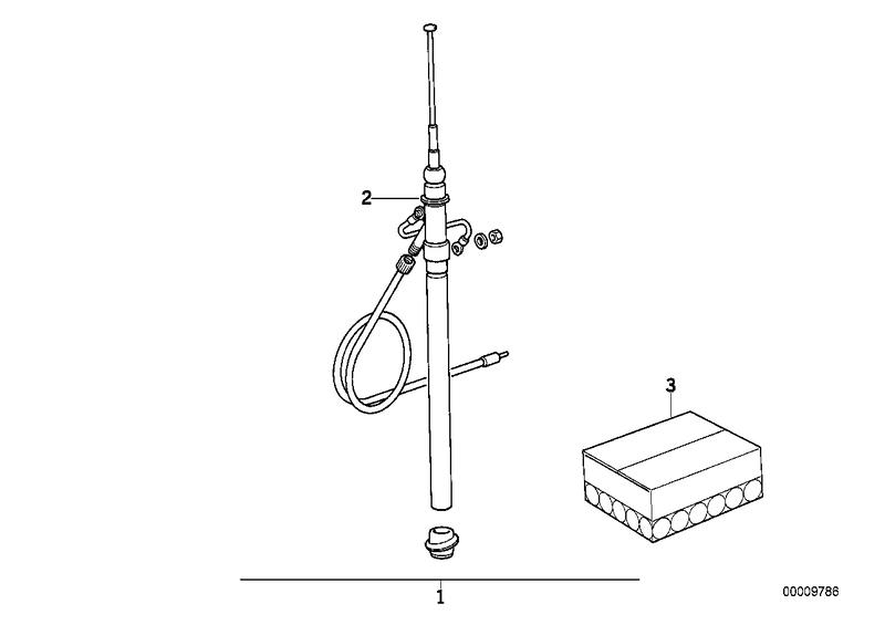 Handbed. antenne