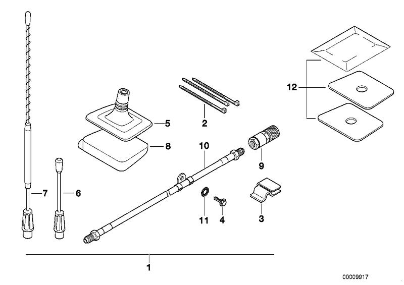 Extra set raamantenne