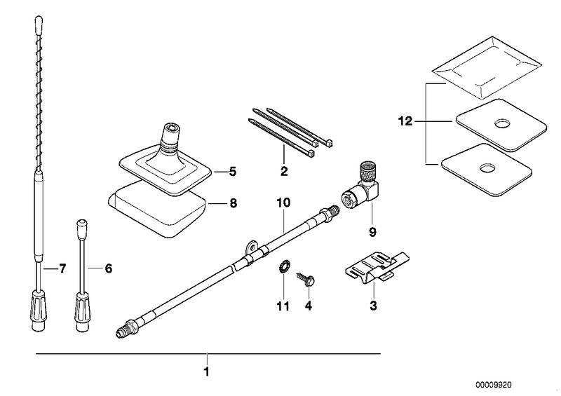 Extra set raamantenne