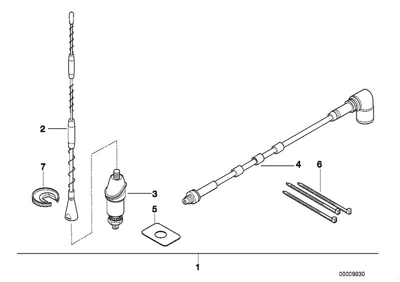 Na-inbouwset zijwandantenne