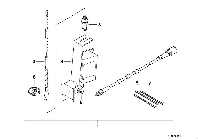 Na-inbouwset zijwandantenne