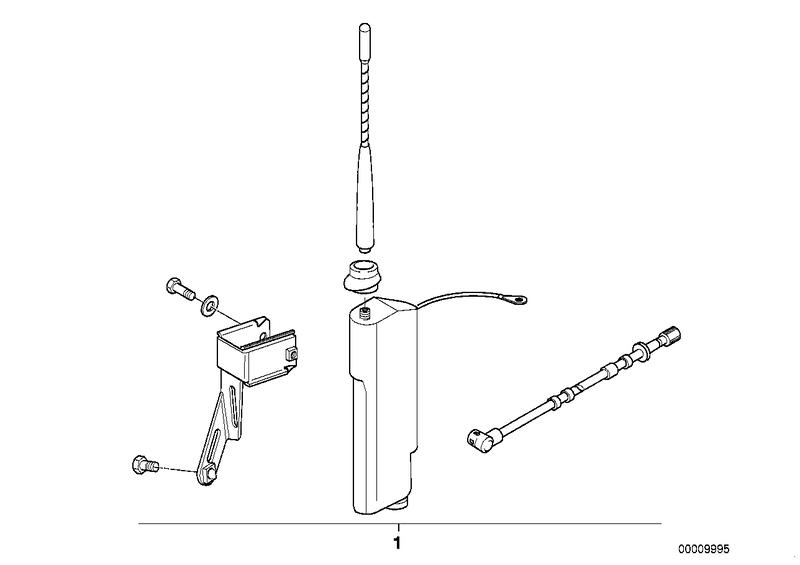 Korte staafantenne